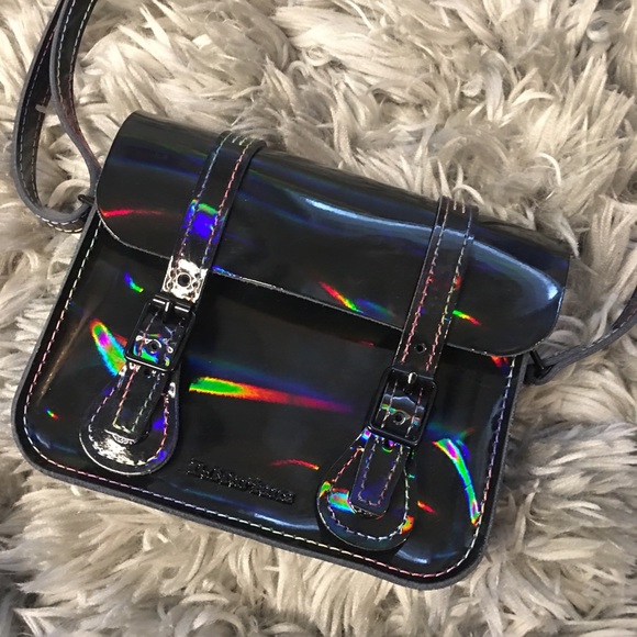 Dr. Martens Handbags - Dr. Martens Black Rainbow Holographic Bag🖤